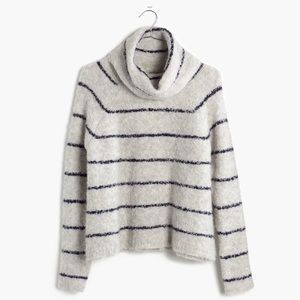 Madewell Striped Turtleneck Sweater